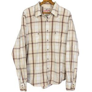 Vintage 90s Snap Shirt, Wrangler Plaid Button Down, Mens Western Clothing